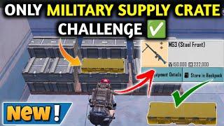 ONLY MILITARY SUPPLY CRATE CHALLENGE  PUBG METRO ROYALE CHAPTER 22