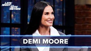 Demi Moore Thinks the Scariest Scene of The Substance Involves Dennis Quaid and Shrimp