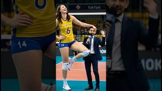 Interview with a Female Azerbaijani Volleyball Player. - #sport #sportwomen #tallwoman #tallgirl
