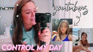 Letting YOUTUBERS control my life for a day! (sydney serena, annie long, etc)