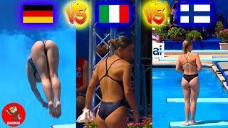 Womens Diving  Best Moments 1m Springboard #3 - Best women's diving competition. Girls diving