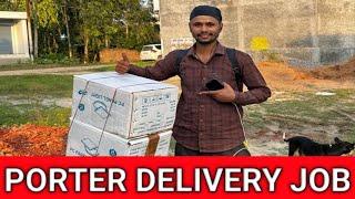 porter delivery job | VLOG 215 | @badkachetan #porter #porterdelivery #porterdeliveryjob