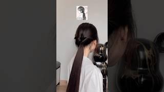 Cách buộc tóc đuôi ngựa thấp cực xinh 