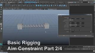 Maya Basic Rigging Aim Constraint Part 2/4