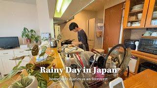Cozy rainy day in Japan  Making Japan's most loved home dish, Introvert's outing, Playing Switch 