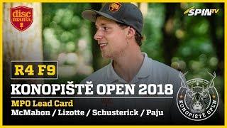 Konopiste Open 2018 Lead Card, Final Round, Front 9