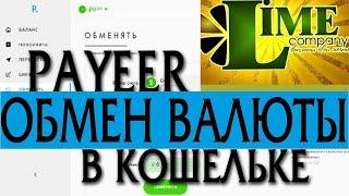 Как в кошельке PAYEER обменять доллары на рубли   ДЛЯ ЖИТЕЛЕЙ НЕ РОССИИ