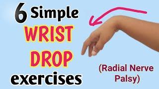 wrist drop exercises in hindi | radial nerve palsy exercises