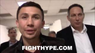 GENNADY GOLOVKIN REACTS TO CANELO ALVAREZ'S WIN OVER MIGUEL COTTO: "NICE FIGHT...I'M READY"