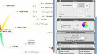 Outline numbering in NovaMind 4 for Mac