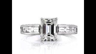 Mark Broumand - 2.51ct Emerald Cut Diamond Engagement Ring