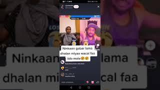 somali live tiktok | sidaan oo kale wali ma aragtay qof samenyo