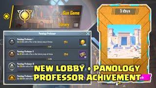 ANCIENT TEMPLE LOBBY + PANOLOGY PROFESSOR ACHIVEMENT IN PUBG MOBILE | HOW TO GET PAN IN LIBRARY MAP