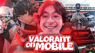 TenZ EXCLUSIVELY TRYING VALORANT MOBILE FOR THE FIRST TIME !!! | Vlog