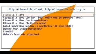 Clonezilla Disk Imaging And Cloning Utility Live USB Boot Disk Tutorial