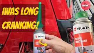 LONG CRANKING SA KOTSE MO?! BAKA ITO ANG SOLUSYON! | WURTH PETROL TREATMENT