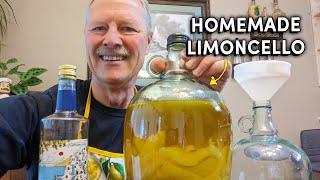 How to make Limoncello - easy Italian way, amalfi coast