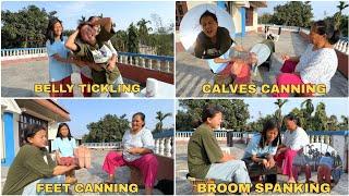 Broom Spenk vs Falal@ / Belly Tikling Calves Canning  / Priyasheetalgamez