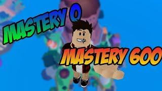 la mejor manera de farmear 600 de  mastery blox fruits