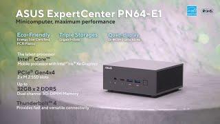 ASUS ExpertCenter PN64-E1 Mini PC Minicomputer, maximum performance