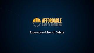 Excavation and Trench Safety Training