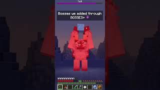 Dare to fight these new #minecraft bosses??   #minecraftaddon