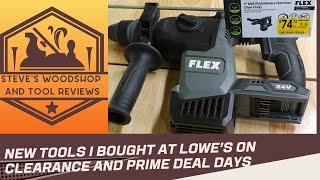 New Tools I bought at Lowes on clearance and Amazon Prime deal days