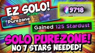 Free 125 Stardust! EZ Solo New Purezone Raid! | All Star Tower Defense Update