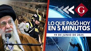  Noticias del 19 de junio: MISIL DE IRÁN IMPACTA CONTRA HOSPITAL EN ISRAEL | Noticiero