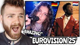 Netherlands  X Germany  | LIVE | National Final Performance (& MV) | Eurovision 2025 | REACTION!