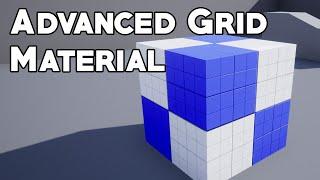 UE4 Tutorial: Advanced Grid Material (Shader Basics)