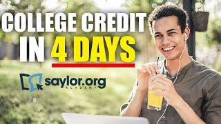 $5 Per College Course? | Saylor.org Review