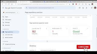 Page Experience, Core Web Vitals and Mobile Usability | Google Search Console - Part 6