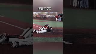 Safe or out?