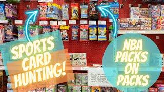 ALL THE NBA PACKS!!Sports card Hunting!