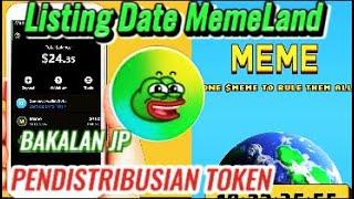 PERHATIAN MEMELAND Airdrop Listing Date | MEMELAND Airdrop | MEMELAND Real Or Fake