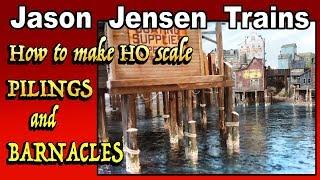 How to make pilings and how to add barnacles to them!