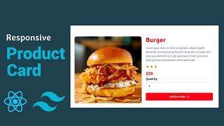 Create Responsive Product Card Component using React JS & Tailwind CSS