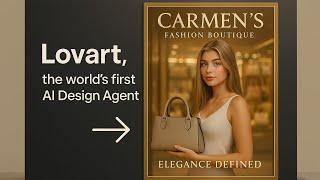 LOVART - the world’s first AI design agent