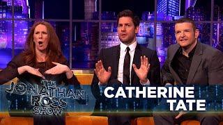 John Krasinski Goes In For A Kiss On Catherine Tate | The Jonathan Ross Show