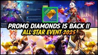 GREAT NEWS!! PROMO DIAMOND IS BACK AGAIN | ALL STAR EVENT 2025! - MLBB