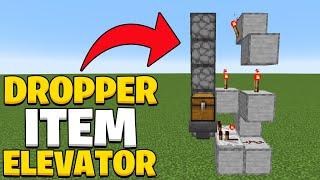 Item Dropper elevator for Minecraft 1.21