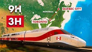Canada's $100B First High-Speed Rail Line is on Track