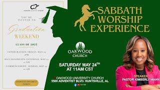 Oakwood Adventist Academy Commencement Weekend 2025 | Pastor Kimberly Mann