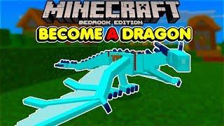 BECOME a DRAGON in Minecraft Bedrock!
