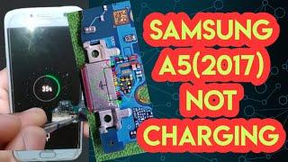 samsung a5 2017 (A520f) not charging | charging ways jumper solution @salamtechmalayalam