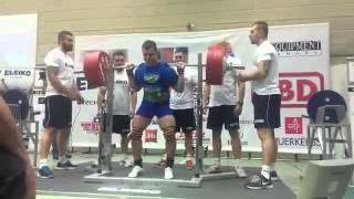 Сергей Белый Украина присед 387.5kg в категории до 93kg