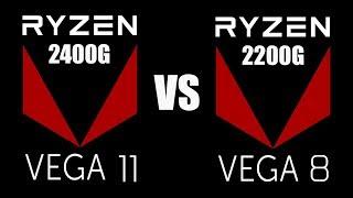 Vega 11 vs Vega 8 test in 7 Games