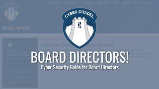 Board Directors Take Note!