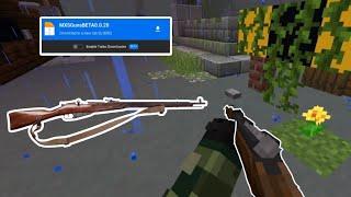 "FREE Minecraft WW2 3D GUNS Addon! ️ Download Now! Insane MCPE Weapons Mod w/ Mediafire Link (2024)